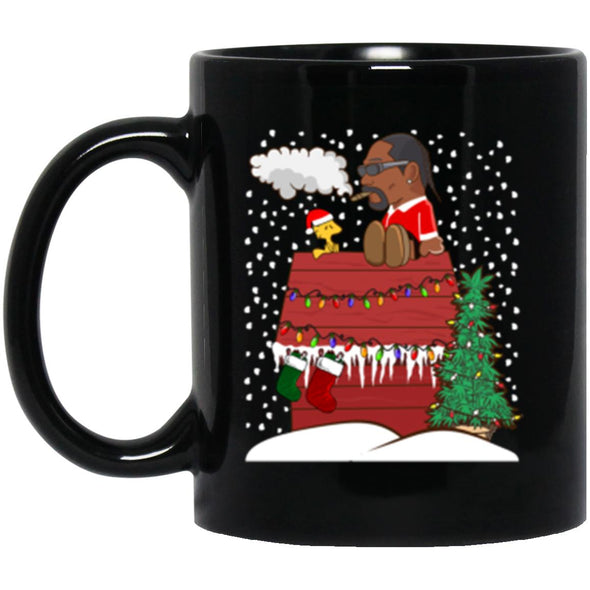 Snoopy Dogg Christmas Black Mug 11oz (2-sided)