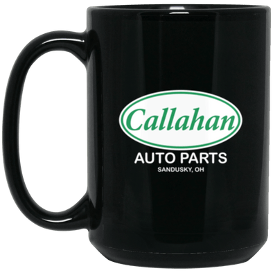 Callahan Auto Black Mug 15oz (2-sided)