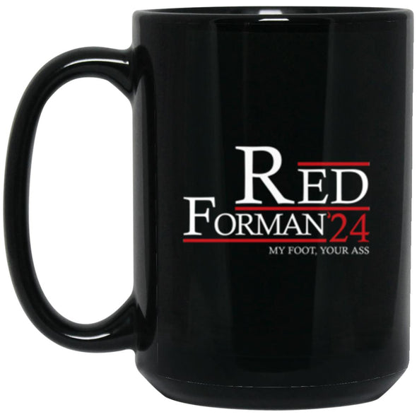 Red Forman 24 Black Mug 15oz (2-sided)