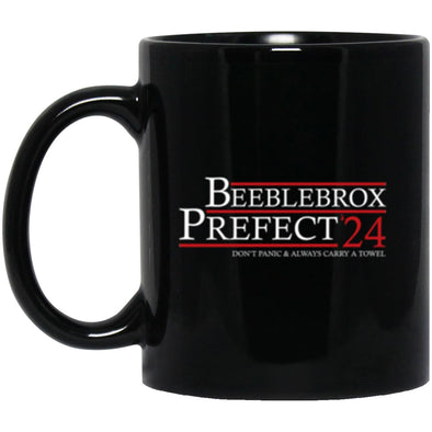 Beeblebrox Prefect 24 Black Mug 11oz (2-sided)