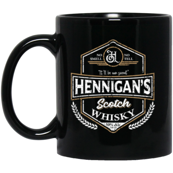 Hennigans Black Mug 11oz (2-sided)