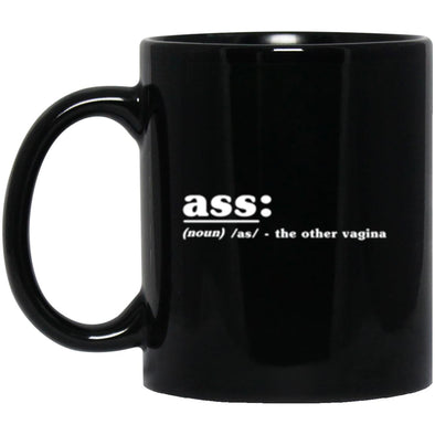 Ass Definition Black Mug 11oz (2-sided)