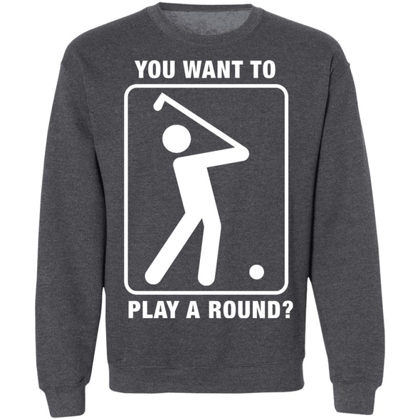 Play A Round Crewneck Sweatshirt