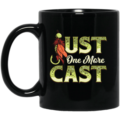 Last Cast Black Mug 11oz (2-sided)