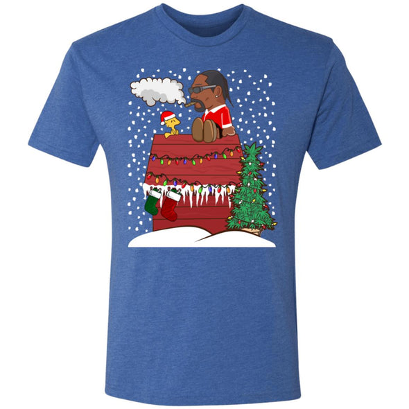 Snoopy Dogg Christmas Premium Triblend Tee