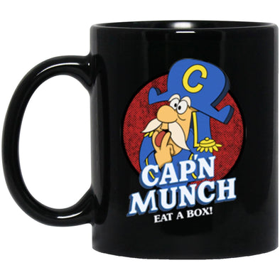 Cap'n Munch Black Mug 11oz (2-sided)
