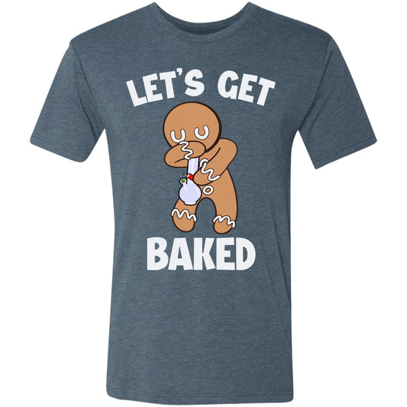 Get Baked Christmas Premium Triblend Tee