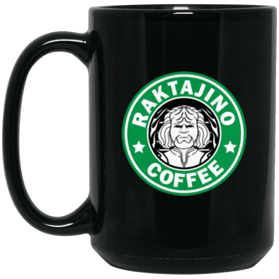 Raktajino Coffee Black Mug 15oz (2-sided)