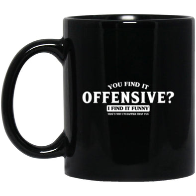 Offensive? Black Mug 11oz (2-sided)