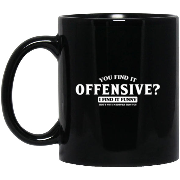 Offensive? Black Mug 11oz (2-sided)