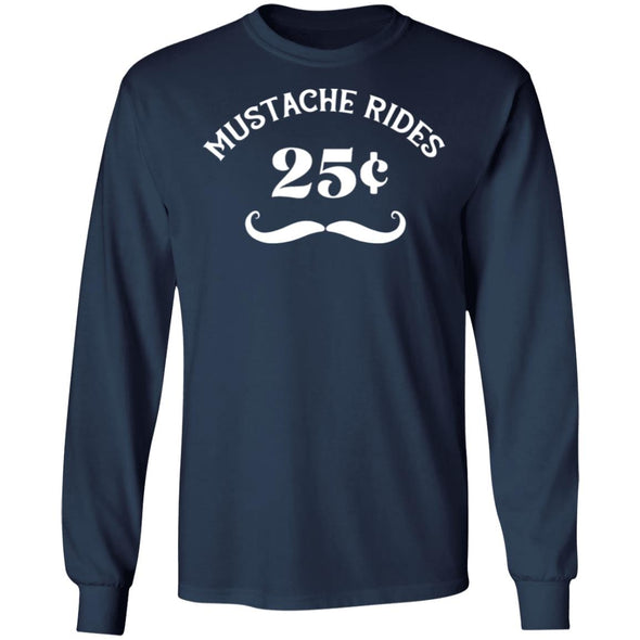 Mustache Rides Long Sleeve