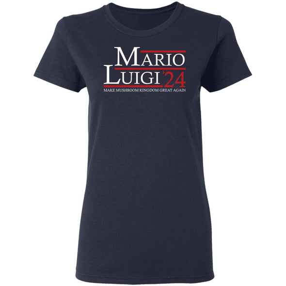 Mario Luigi 24 Ladies Cotton Tee