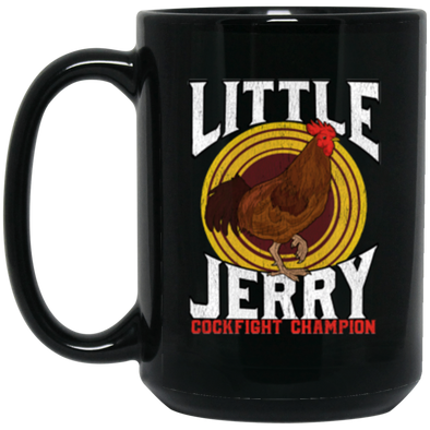 Little Jerry Black Mug 15oz (2-sided)