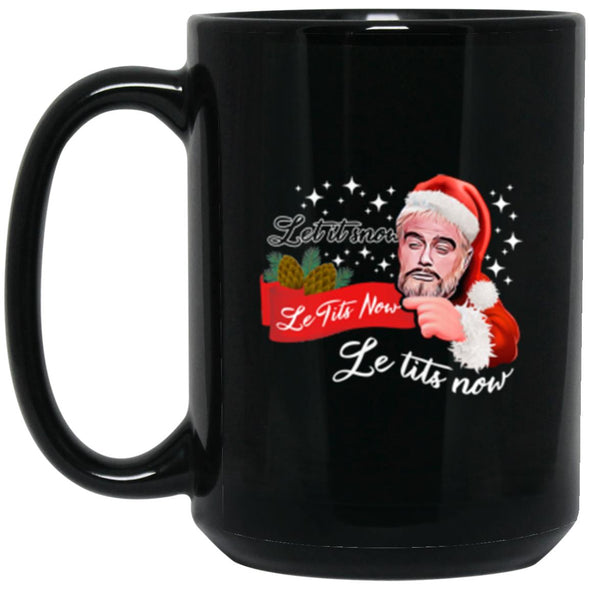 Le Tits Now Black Mug 15oz (2-sided)