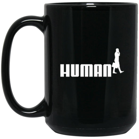 Human Black Mug 15oz (2-sided)