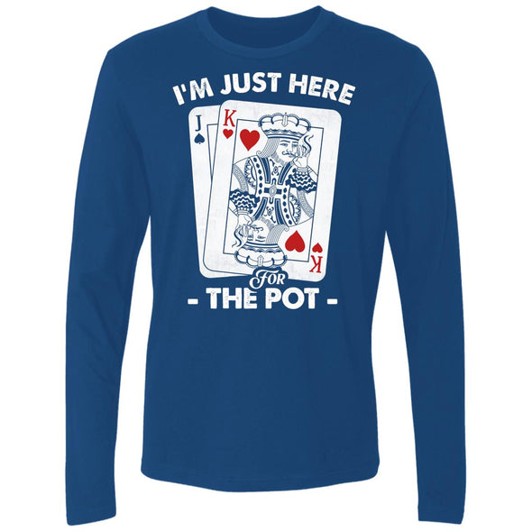 Here For The Pot Premium Long Sleeve