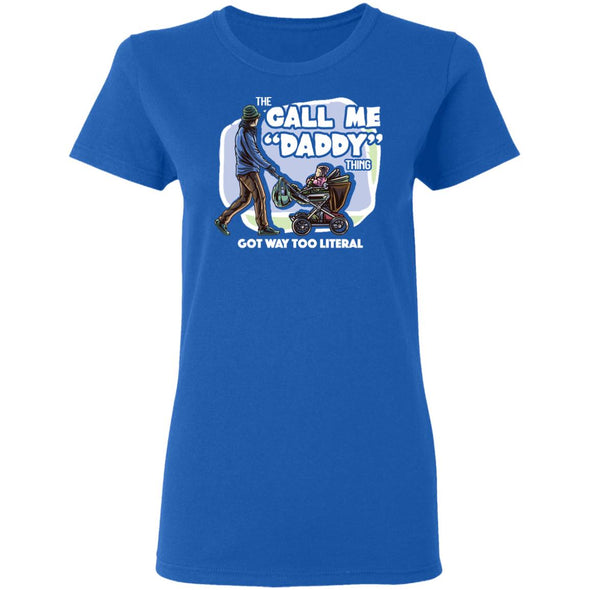 Call Me Daddy Ladies Cotton Tee