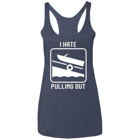 Pulling Out Ladies Racerback Tank