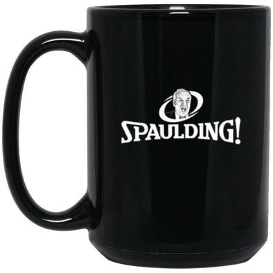 Spaulding Black Mug 15oz (2-sided)
