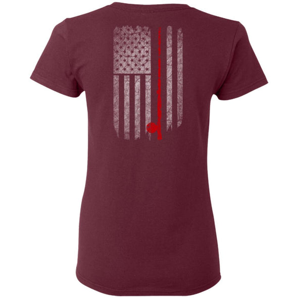 Fly Red Line Ladies Cotton tee