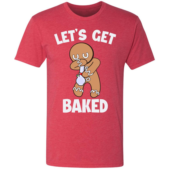 Get Baked Christmas Premium Triblend Tee