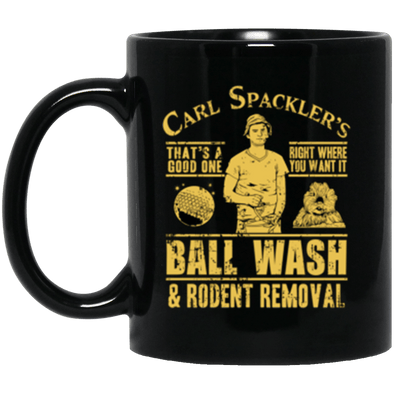 Spackler Ball Wash Black Mug 11oz (2-sided)