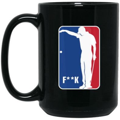 F**K Black Mug 15oz (2-sided)