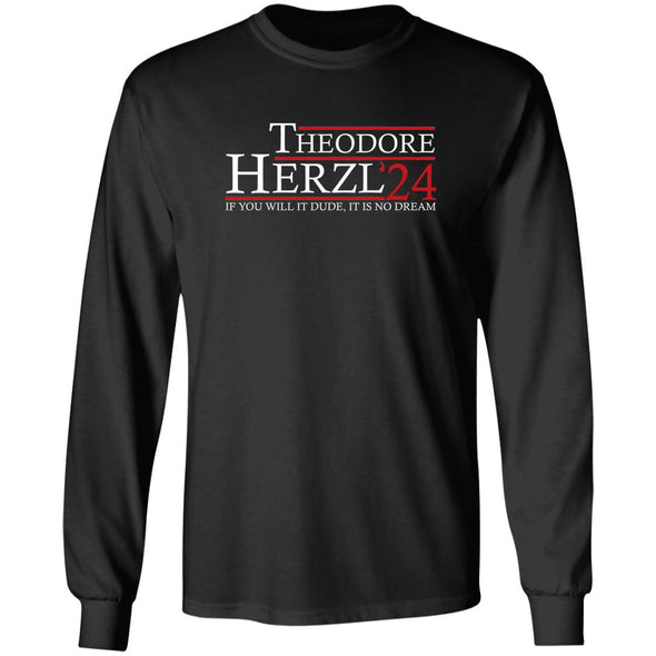 Theodore Herzl 24 Heavy Long Sleeve