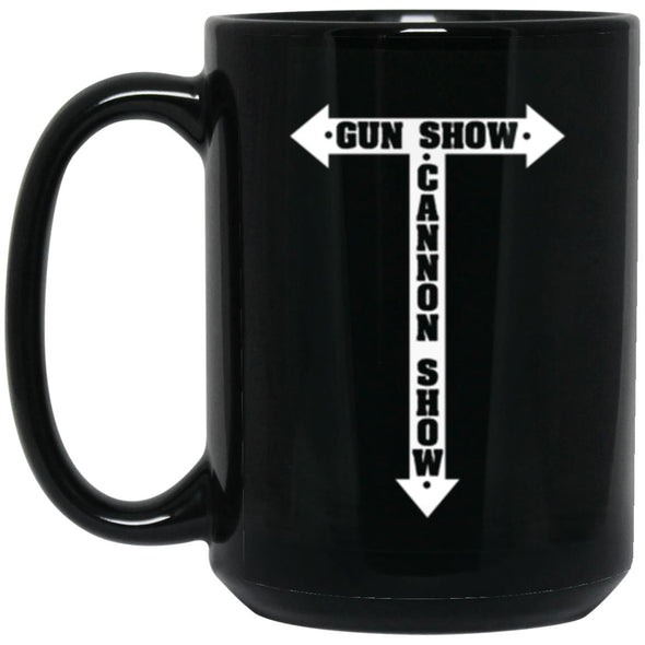 Cannon Show Black Mug 15oz (2-sided)