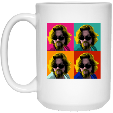 Dude Warhol White Mug 15oz (2-sided)
