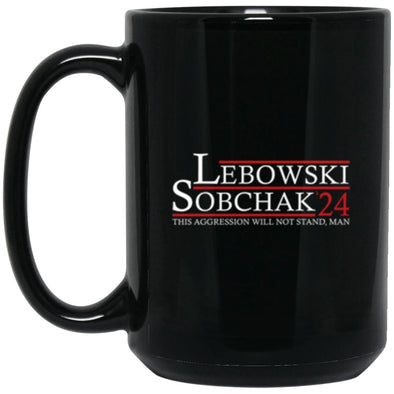 Lebowski Sobchak 24 Black Mug 15oz (2-sided)
