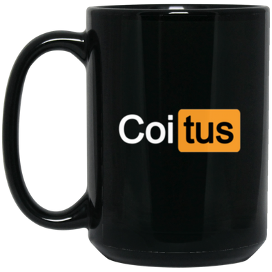 Coitus Hub Black Mug 15oz (2-sided)