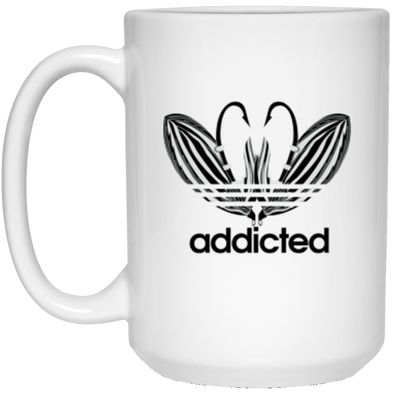 Fly Addicted White Mug 15oz (2-sided)