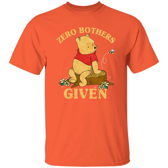 Zero Bothers Given Cotton Tee