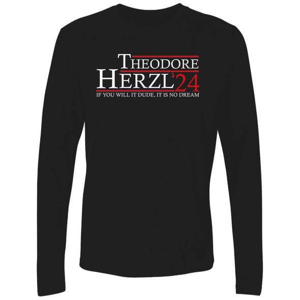 Theodore Herzl 24 Premium Long Sleeve