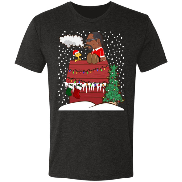 Snoopy Dogg Christmas Premium Triblend Tee