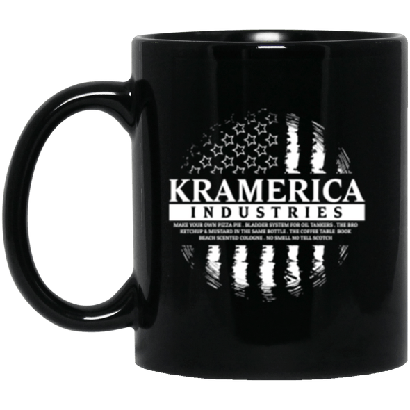 Kramerica Industries Black Mug 11oz (2-sided)