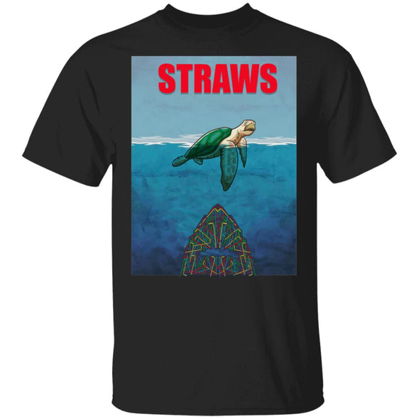 Straws Jaws Cotton Tee