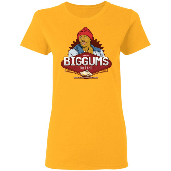 Biggums Bar & Grill Ladies Cotton Tee