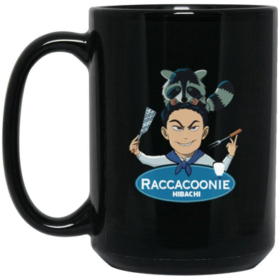 Raccacoonie  Black Mug 15oz (2-sided)