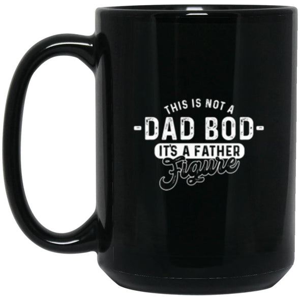Father Figure Black Mug 15oz (2-sided)