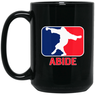 Major League Abide Black Mug 15oz (2-sided)