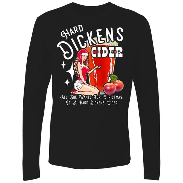 Dickens Cider Christmas Premium Long Sleeve