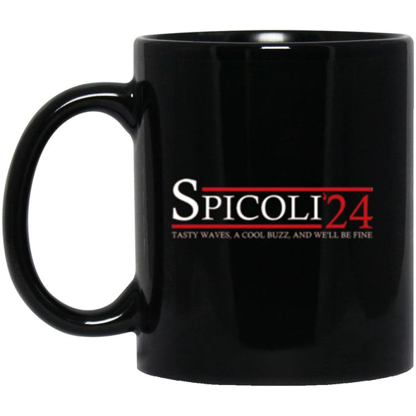 Spicoli 24 Black Mug 11oz (2-sided)
