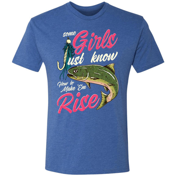 Girls Make Em' Rise Premium Triblend Tee