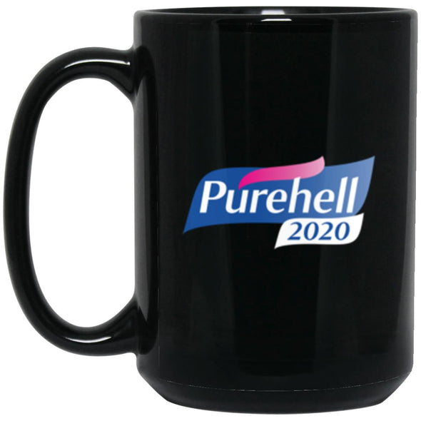 Pure hell Black Mug 15oz (2-sided)