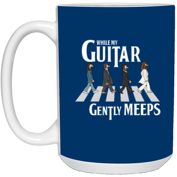 Guitar Meeps White Mug 15oz (2-sided)