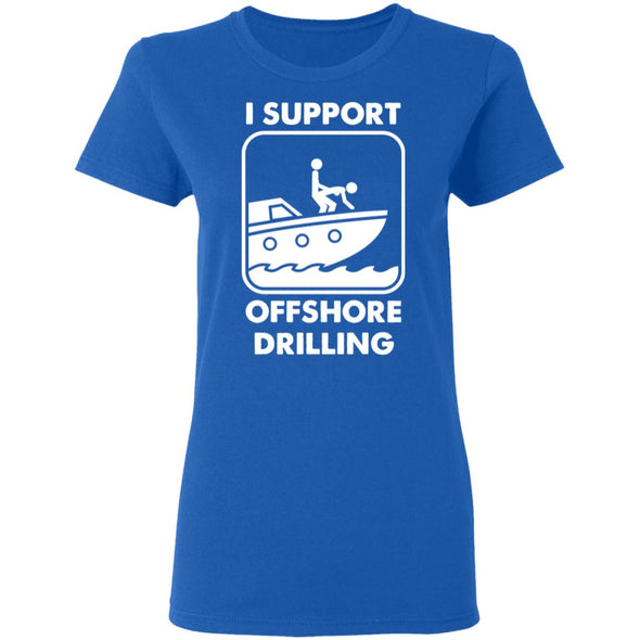 Offshore Drilling Ladies Cotton Tee