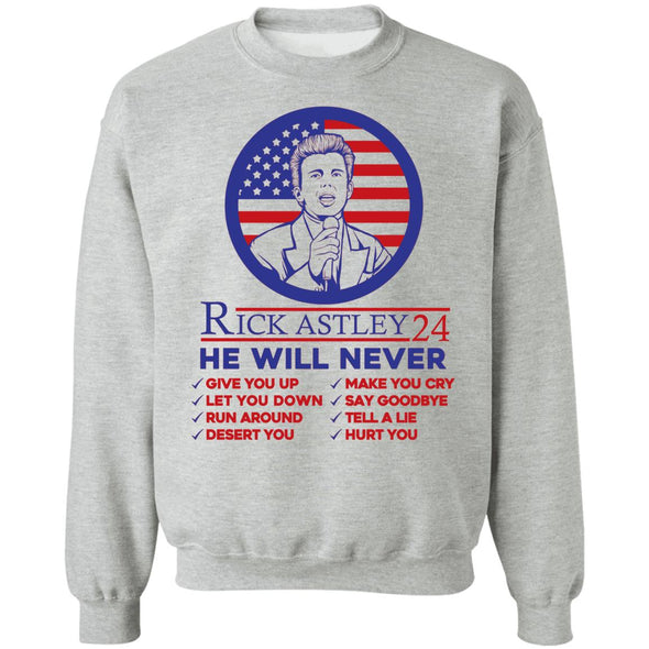 Rick Astley 24 Crewneck Sweatshirt