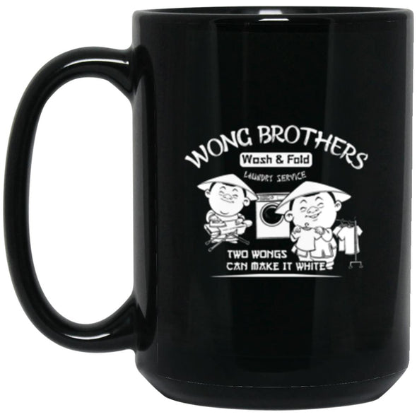 Wong Brothers Black Mug 15oz (2-sided)